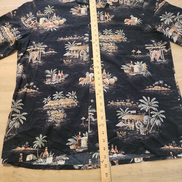 Boca Classics Hawaiian Shirt Rayon Button Up Short Sleeve Floral Aloha XL EUC - Picture 11 of 11